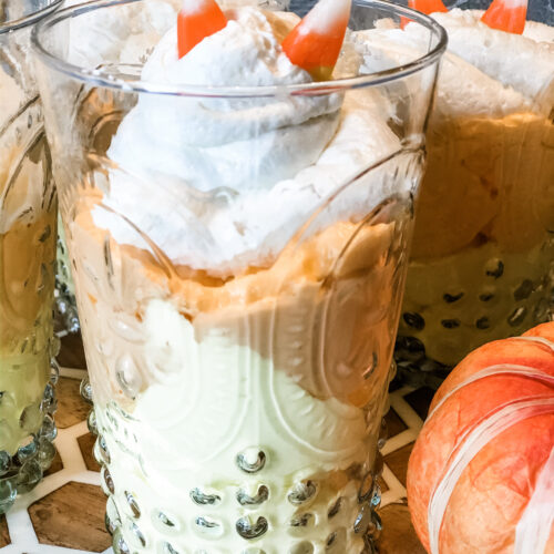 Candy Corn Cheesecake Mousse » Dessert