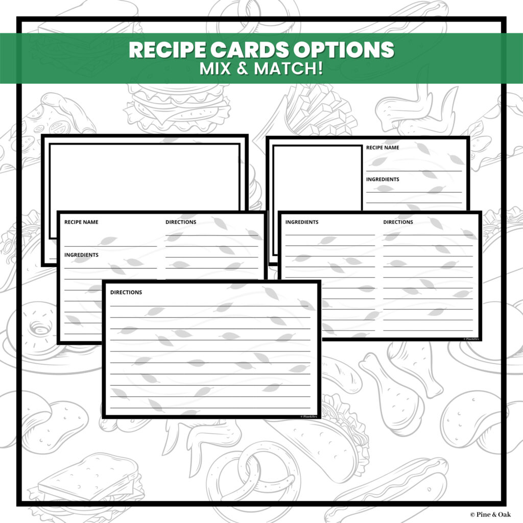 Thanksgiving Recipe Book Recipe Templates